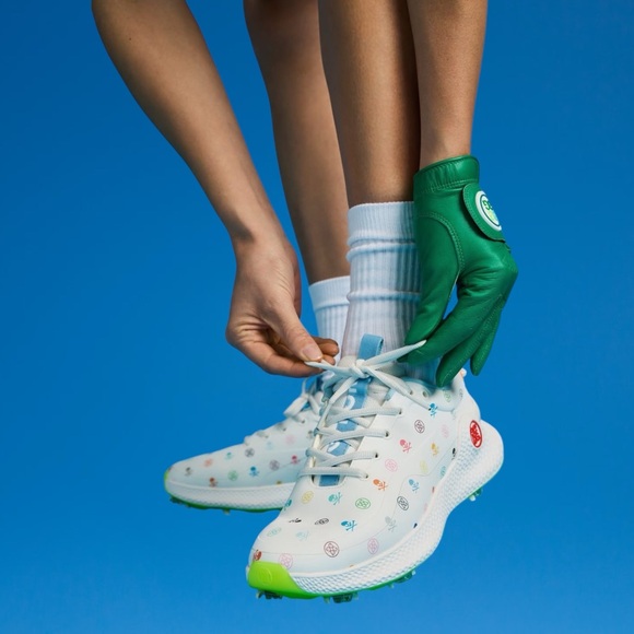 G/FORE WOMEN'S MG4+ O2 G/LOCK SKULL TEES GOLF